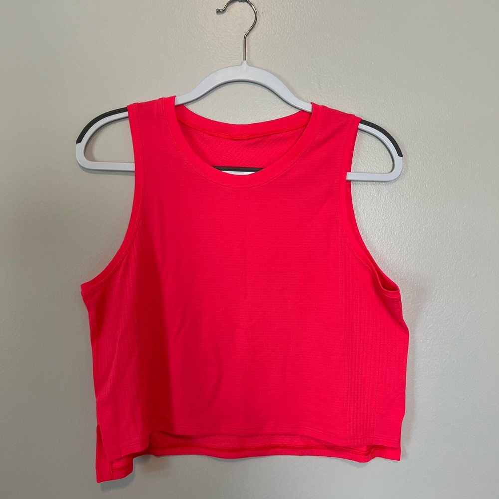 Lululemon Train to Be Tank Top - Flare Red - Size 8